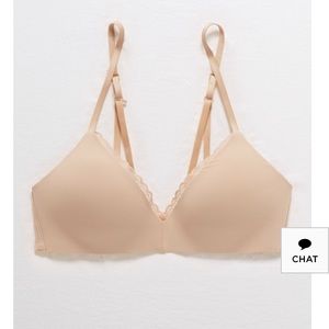 Aerie real happy wireless lightly lined bra 32D